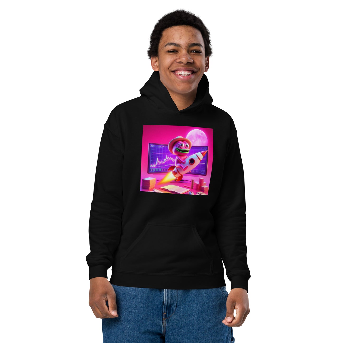 Tiener hoodie met $pork MEME